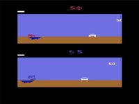 une photo d'Ã©cran de MotoRodeo sur Atari 2600